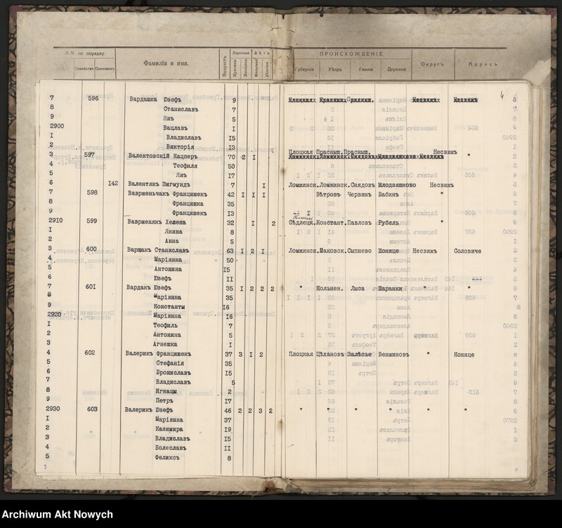 image.from.unit.number "Spis wysiedlonych. Litera W."