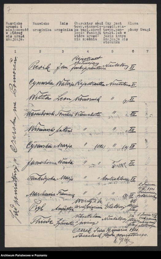 Obraz 9 z jednostki "[Wykazy urzędników i funkcjonariuszy sądowych]"