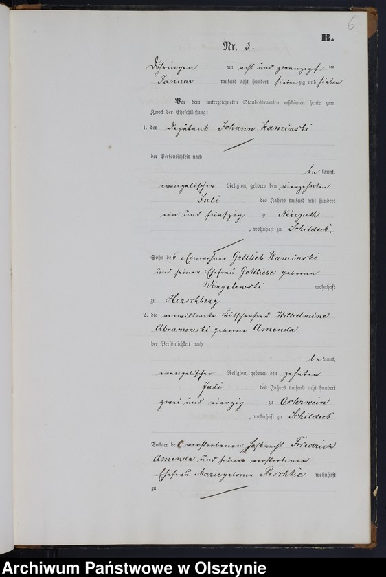 image.from.unit.number "Heiraths-Neben-Register Nr 1 - 20"