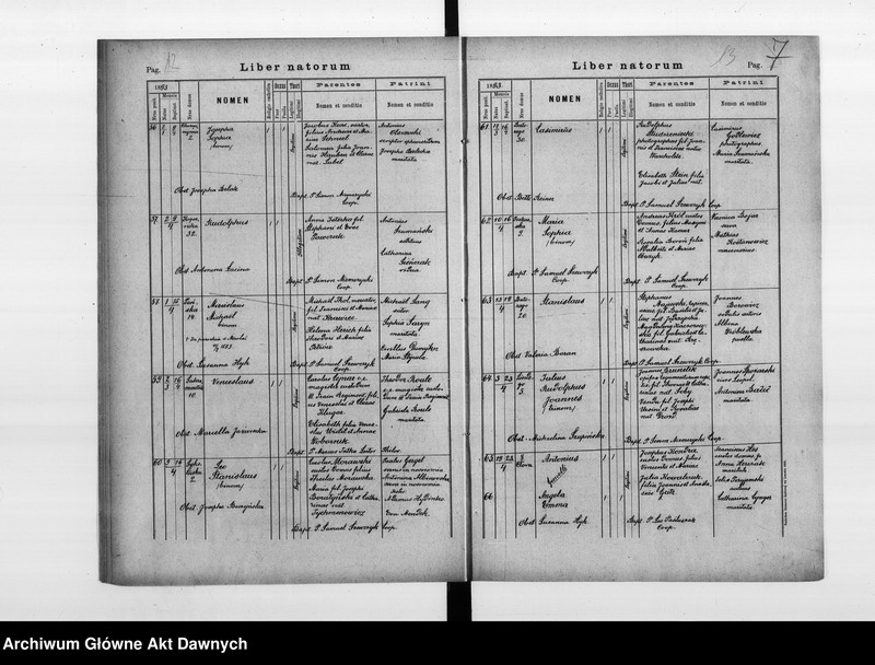 image.from.unit.number "Parafia: Lwów, parafia św. Andrzeja. Dekanat: Lwów. Księga metrykalna urodzeń, ślubów i zgonów dla całej parafii."