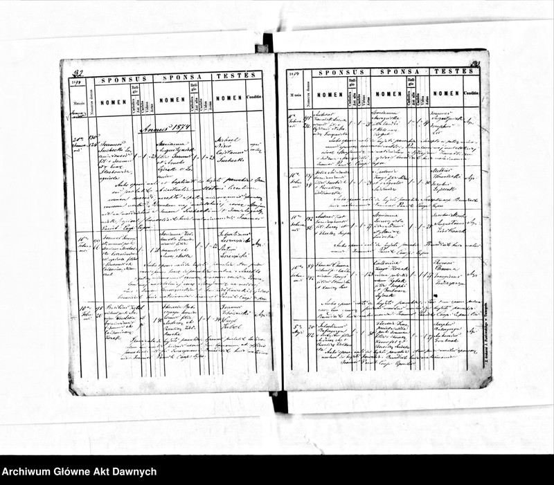 image.from.unit.number "Parafia: Łoszniów. Dekanat: Trembowla. Księga metrykalna ślubów dla wsi Łoszniów."