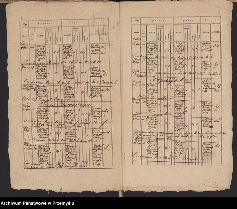 image.from.unit.number "[Odpisy ksiąg urodzeń, małżeństw, zgonów parafii rzymskokatolickiej Chocimierz z 1834 roku]"