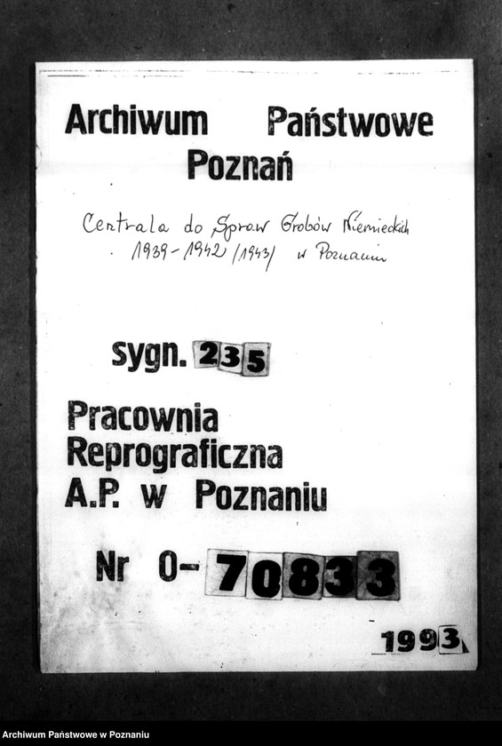 Obraz 1 z jednostki "Kreis Gostynin. Zgłoszenia zmarłych i zaginionych miejscowych Niemców w 1939 roku"