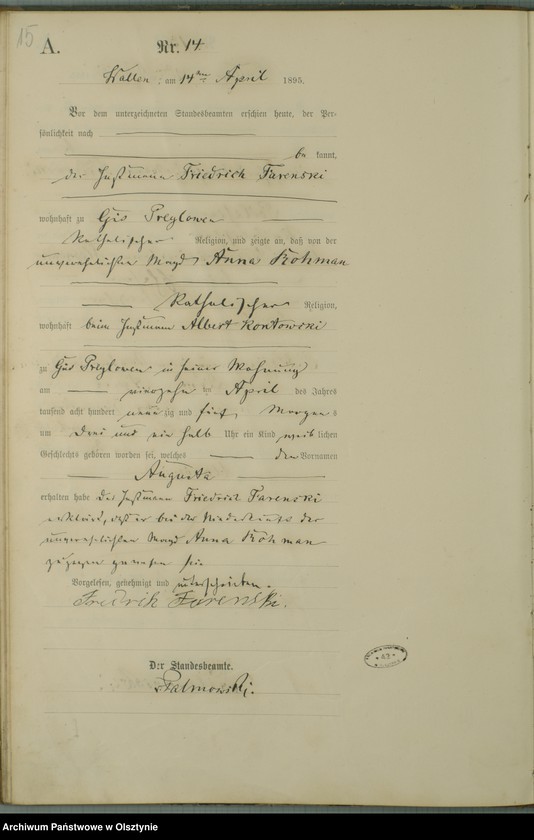 image.from.unit.number "Geburts-Haupt-Register Nr 1 - 74"