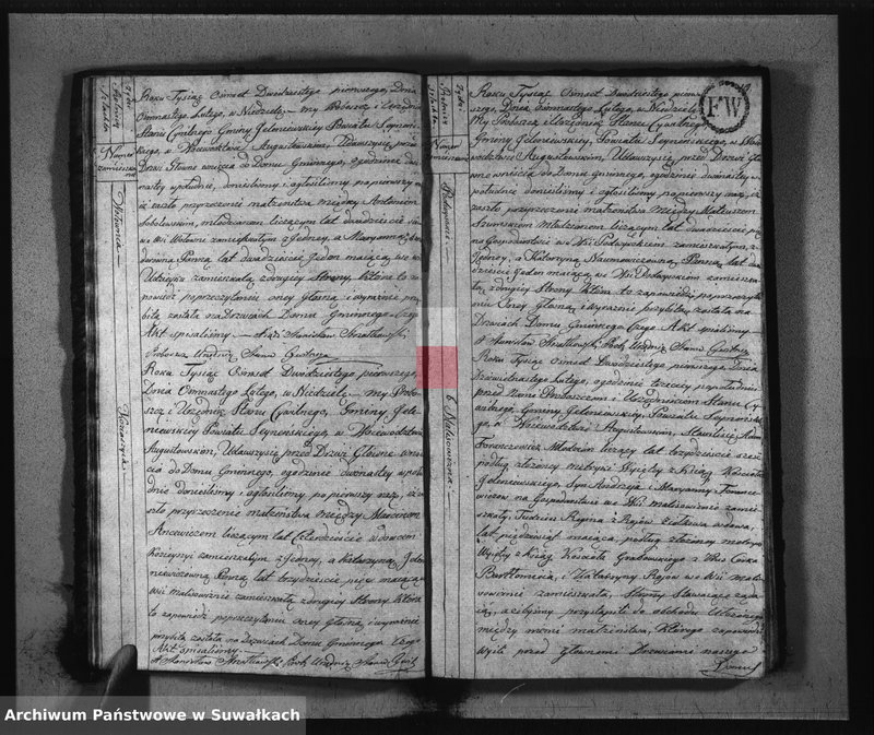 image.from.unit.number "Akta Urzędnika Stanu Cywilnego Zaszlubionych od dnia 1 Stycznia 1821 R-u do dnia ostatniego Grudnia tegoż roku Gminy Jeleniewskiey"