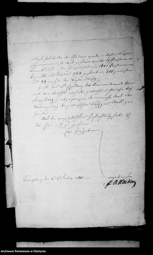image.from.unit.number "/Schriftwechsel mit dem Kommissionsgeschäft- Haebler- Blanquart in Königsberg u. a. /"
