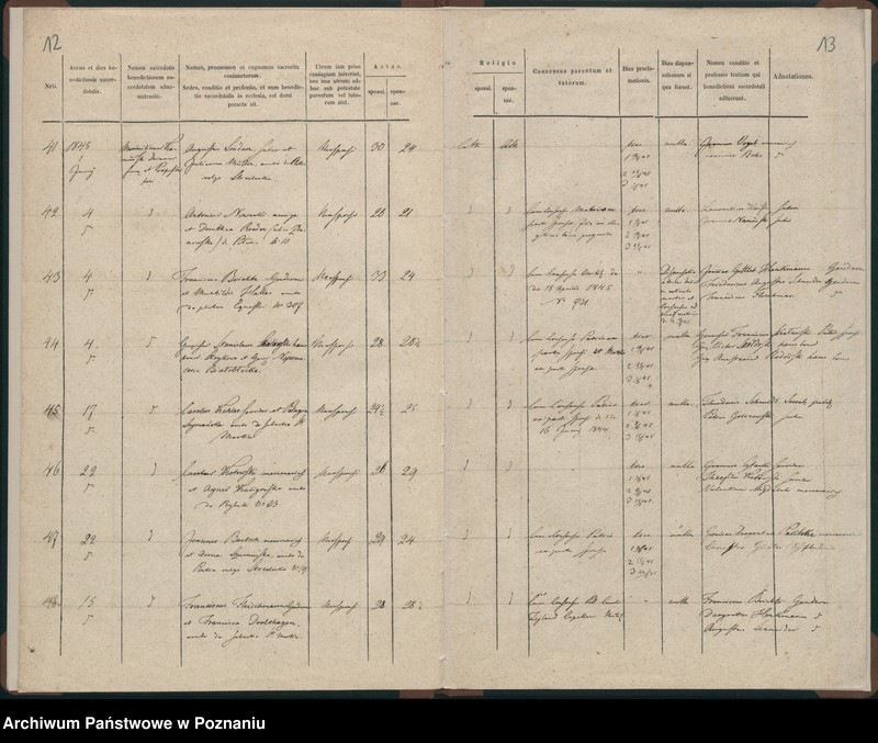 Obraz 9 z jednostki "Księga małżeństw"