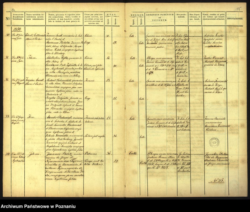 Obraz 10 z jednostki "Księga małżeństw"