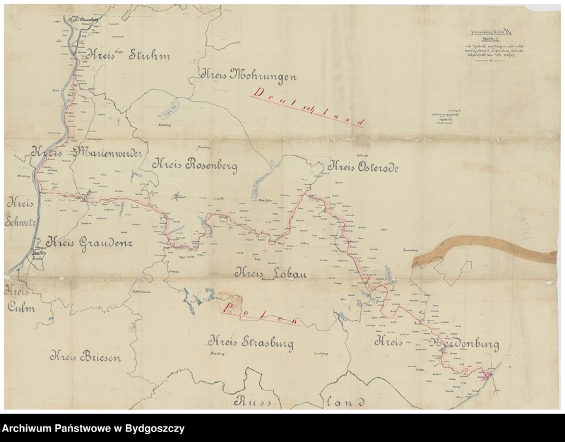image.from.unit.number "Handzeichnung über den endgültigen Verlauf der deutsch-polnischen Landesgrenze gegen Ost- und Westpreussen"