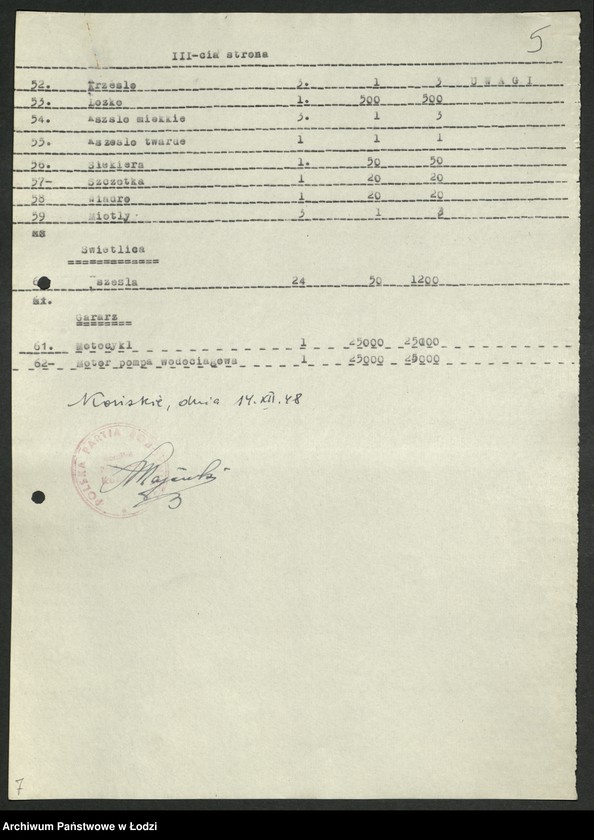 Obraz 6 z jednostki "Protokoły likwidacji gospodarki finansowej komitetów powiatowych i miejskich"