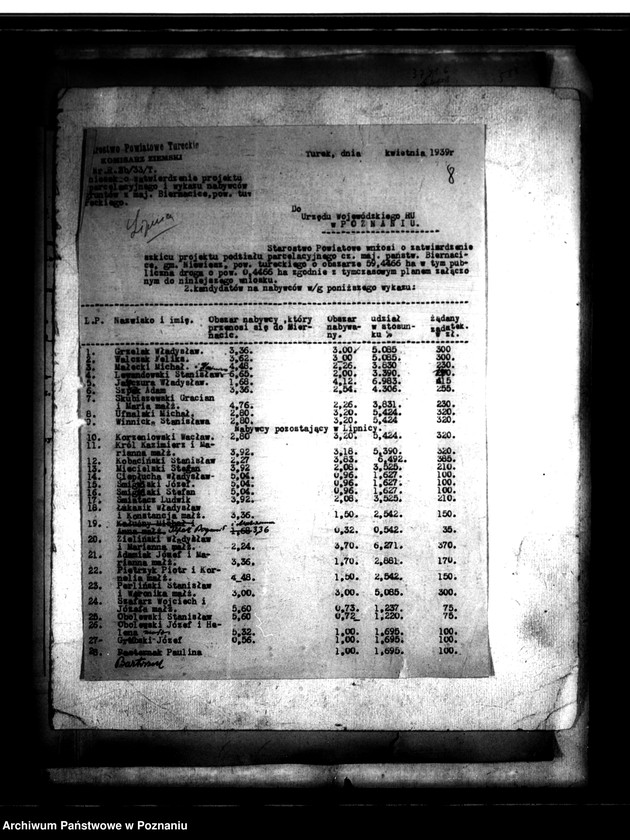 Obraz 12 z jednostki "Operat szacunkowy majątku Biernacice powiatu tureckiego"