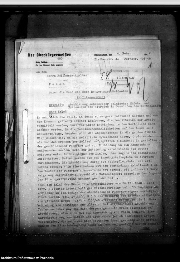 Obraz 6 z jednostki "Erkrankte und schwangere polnische Rückkehrer aus dem Altreich"