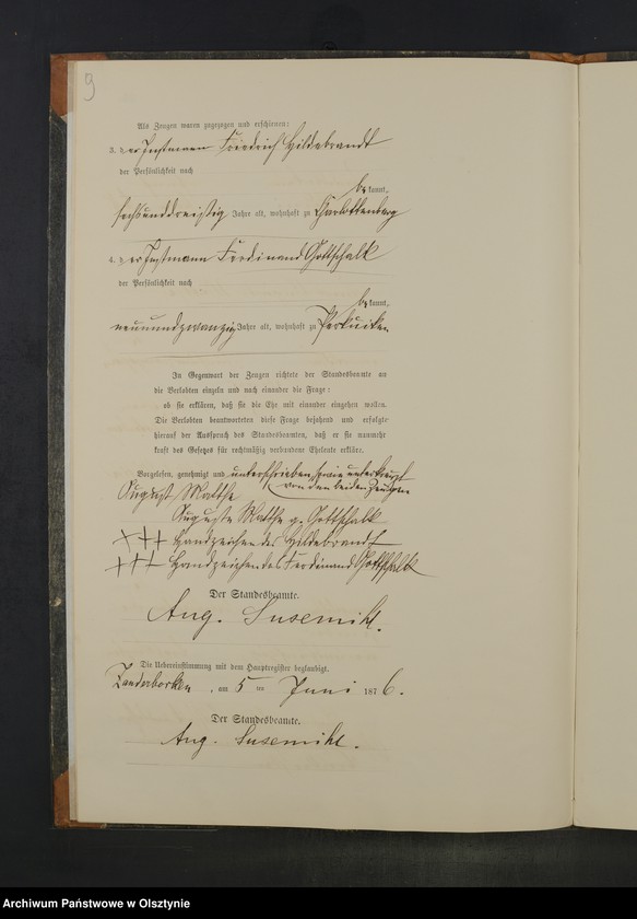 Obraz 12 z jednostki "Heiraths-Neben-Register Nr 1 - 16"