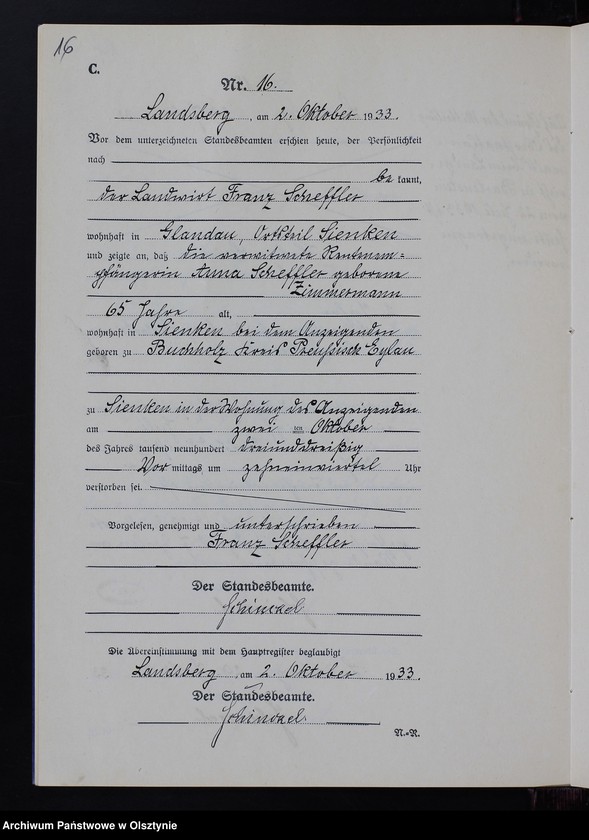 image.from.unit.number "Sterbe-Neben-Register Nr 1 - 20 [ Księga zgonów - wtóropis ]"