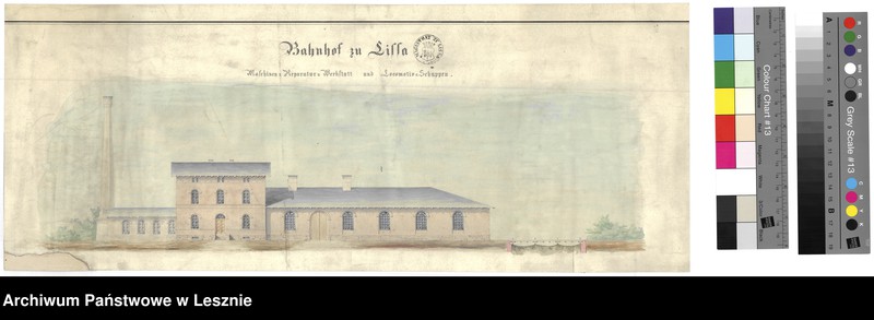 Obraz 10 z jednostki "Leszno miasto. Dokumentacja projektowa - dworzec kolejowy."