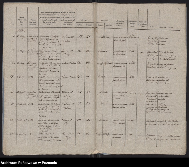 Obraz 5 z jednostki "Księga małżeństw"