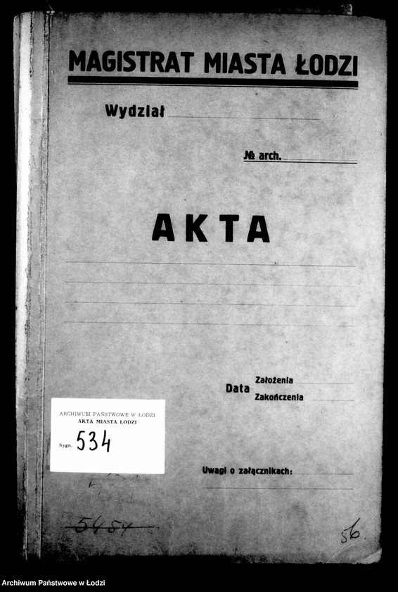 Obraz 4 z jednostki "Akta tyczące się regulacji osady sukienniczej"