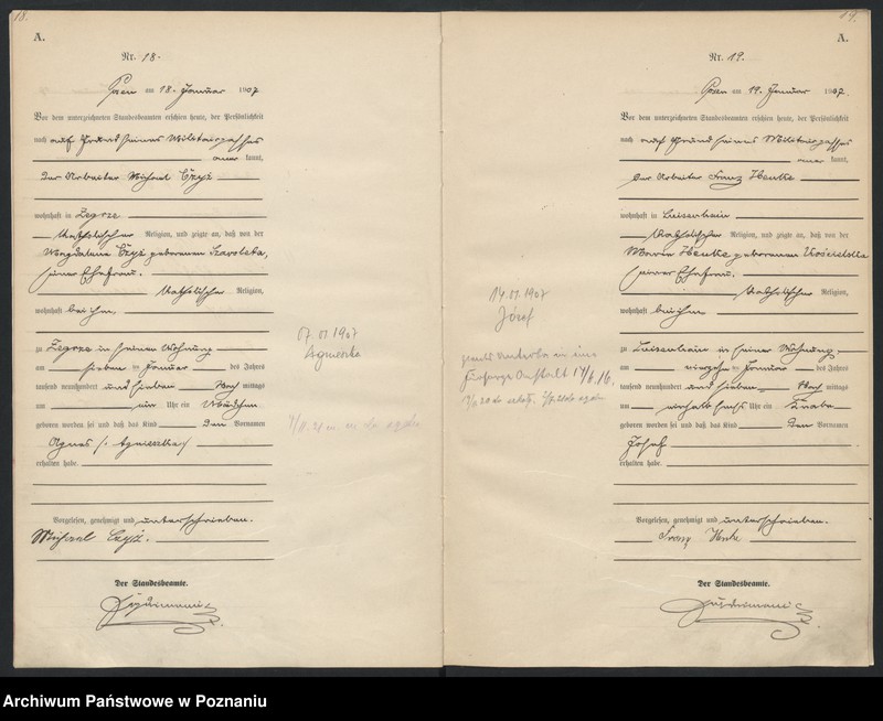 Obraz 12 z jednostki "Księga miejscowa urodzeń"