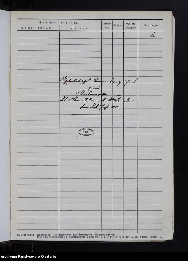 image.from.unit.number "Sterbe-Neben-Register Nr 1 - 107"