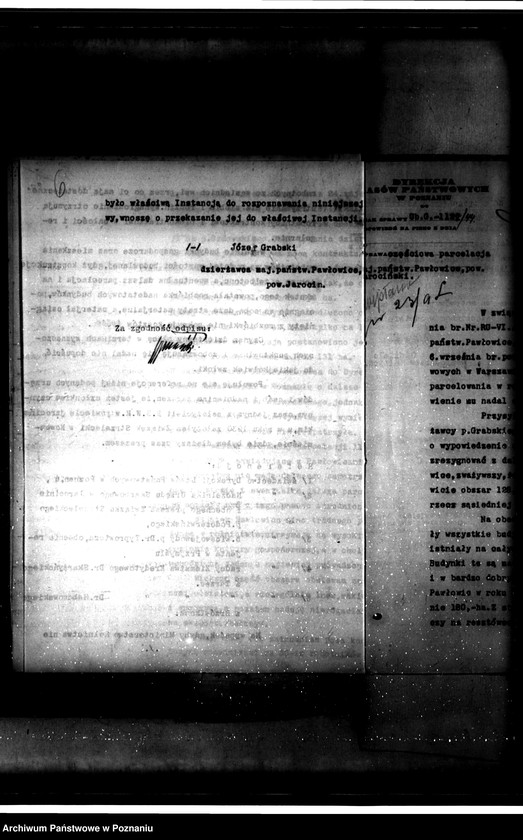 Obraz 9 z jednostki "Parcelacja majątku państwowego Pawłowice"