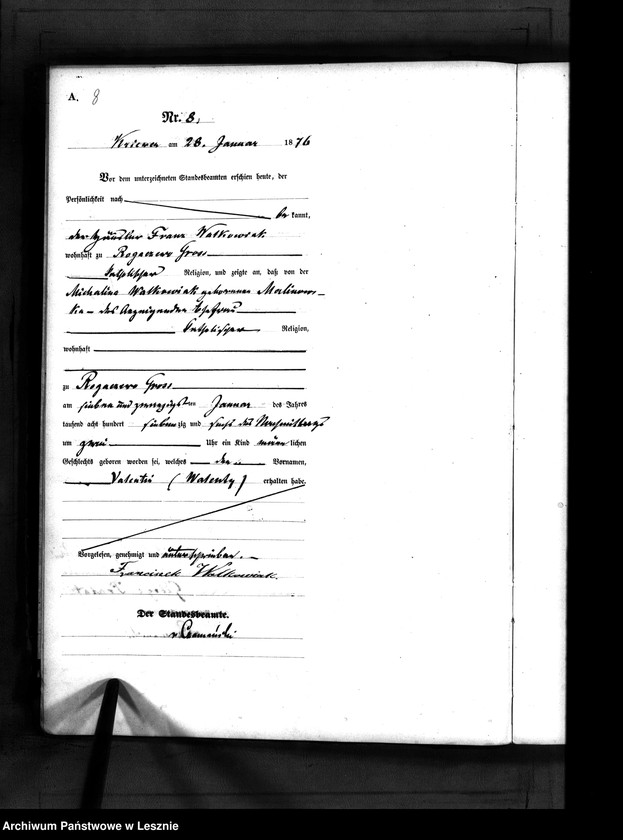 Obraz 11 z jednostki "[Księga urodzeń - wieś]"