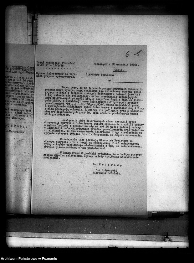 Obraz 10 z jednostki "Przymusowy wykup majątku Chrzypsko Wielkie i Białcz powiatu międzychodzkiego"