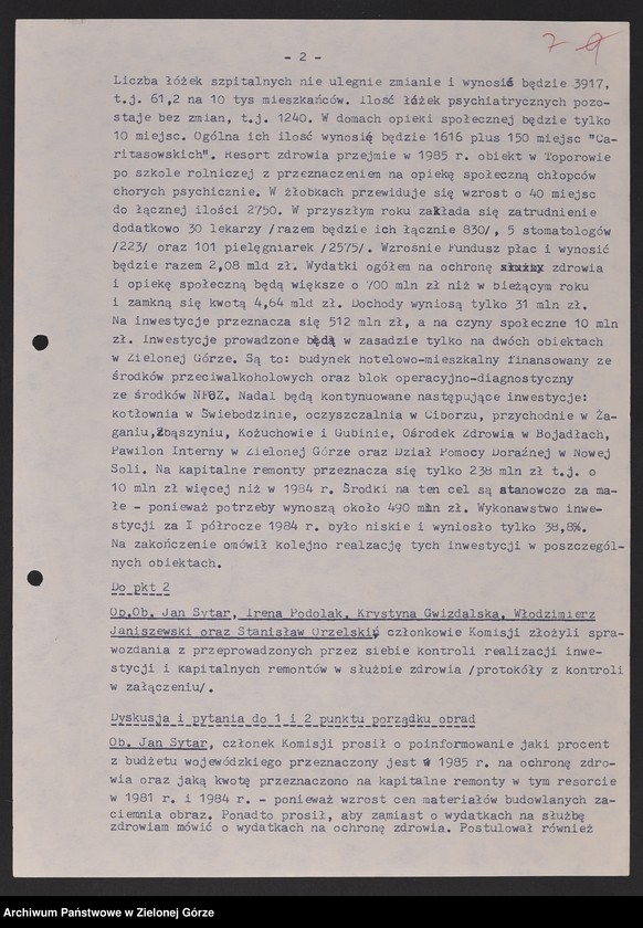 image.from.unit.number "Protokóły z posiedzeń Komisji Zdrowia i Spraw Socjalnych"