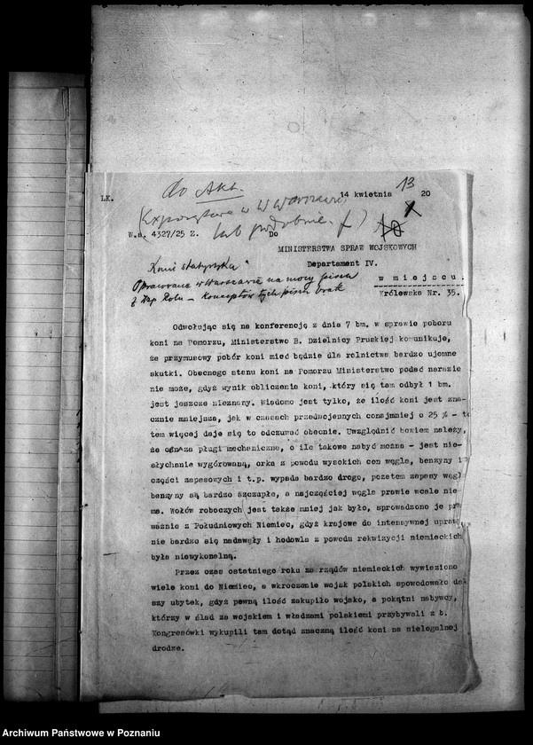 image.from.unit.number "Rekwizycje koni, rok 1920 Najazd bolszewicki"