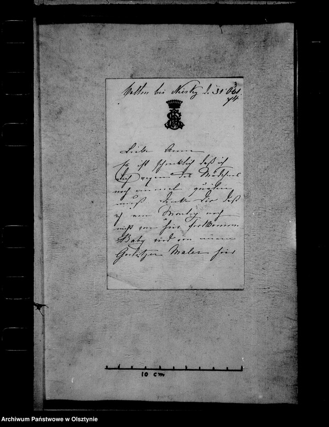 image.from.unit.number "/Hedda Gfin zu Eulenburg- Wicken geb. v. Witzleben an Anna Gfin Lehndorff geb. Hahn/"