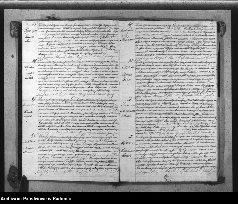 image.from.unit.number "Książka Duplikat Akt Cywilno - Religijnych Parafii Wysoka w powiecie Szydłowieckim Obwodzie Opoczyńskim Gubernij Sandomierskiey na rok 1842 sporządzona"