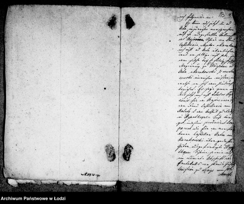 Obraz 12 z jednostki "Akta tyczące się sporu granicznego pomiędzy gminą miasta Łodzi a Dobrami Radogoszcz i Bałutami"