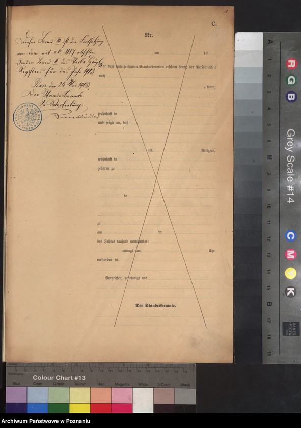 Obraz 4 z jednostki "Księga zgonów tom III"