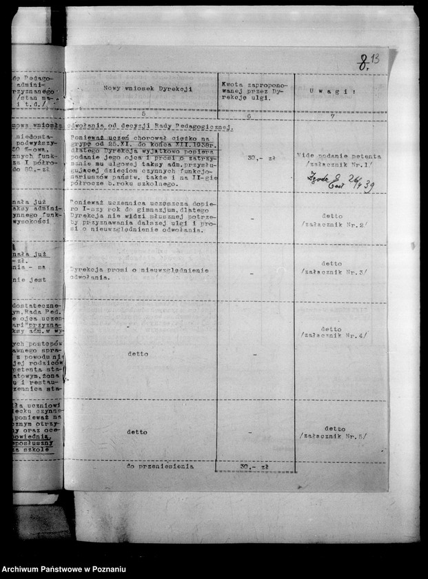 Obraz 16 z jednostki "Państwowe Liceum i Gimnazjum - Wągrowiec [spis abiturientów]"