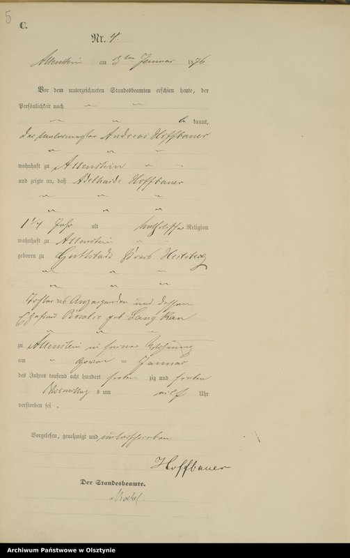 image.from.unit.number "Sterbe-Haupt-Register Nr 1 - 241"