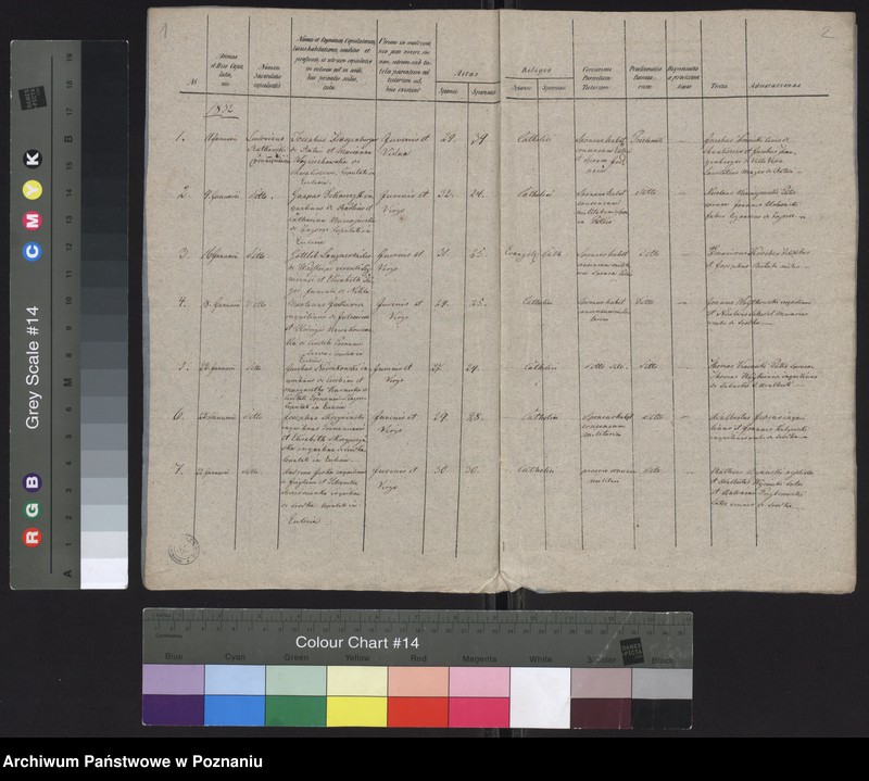 Obraz 3 z jednostki "Księga małżeństw"