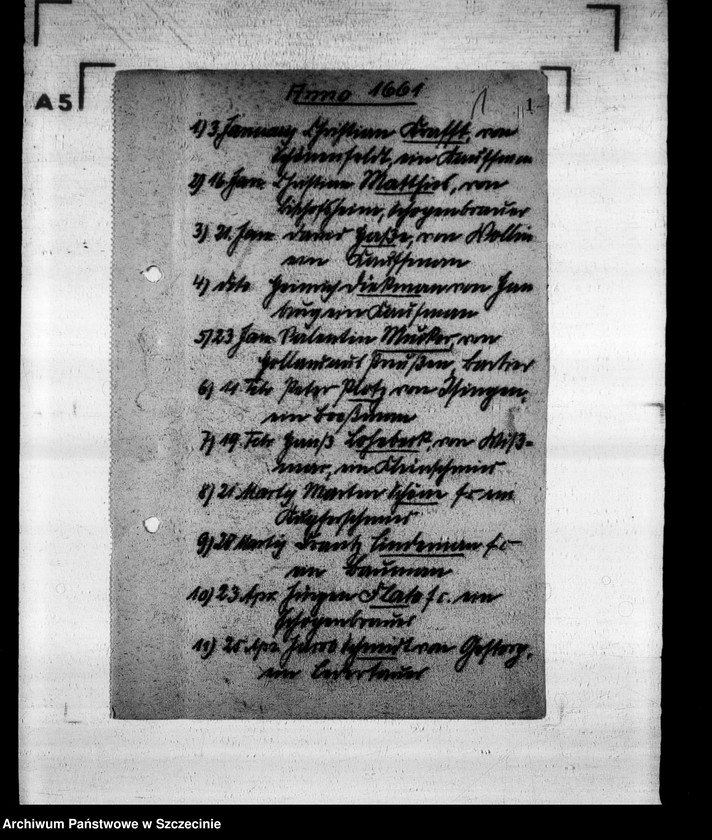 image.from.unit.number "Carl R i t e r s h a u s e n, Stettiner Bürgerbuch, 3. 1661-1695"