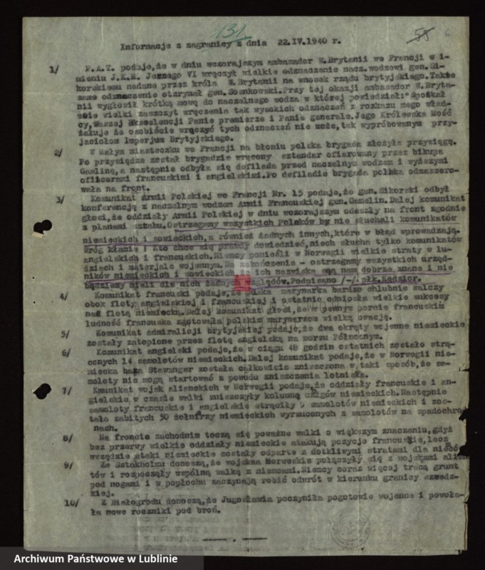 image.from.unit.number "[Komunikaty z nasłuchu radiowego za II-V.1940 r., VIII-XII.1943 r., II, IV i VII.1944 r.]"