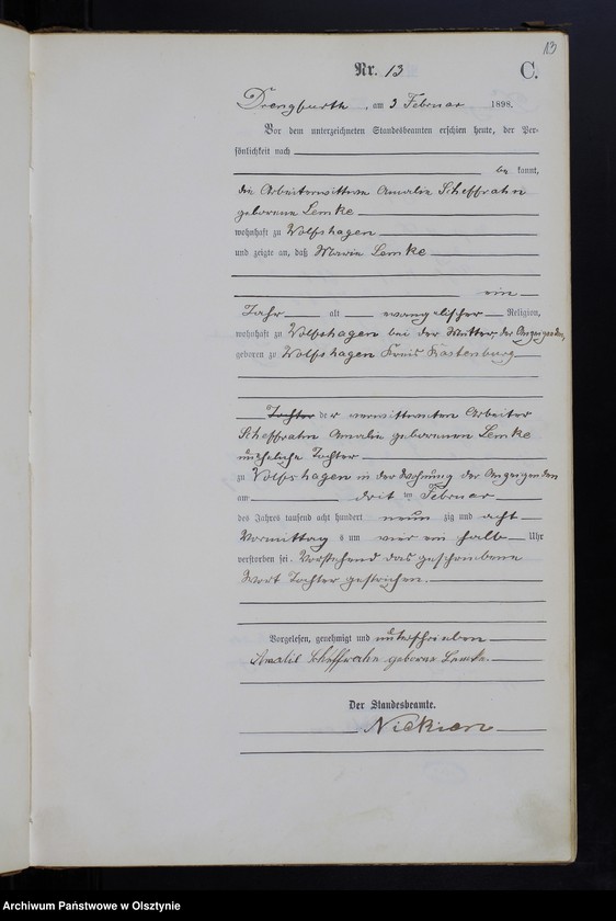 image.from.unit.number "Sterbe-Haupt-Register Nr 1 - 100"