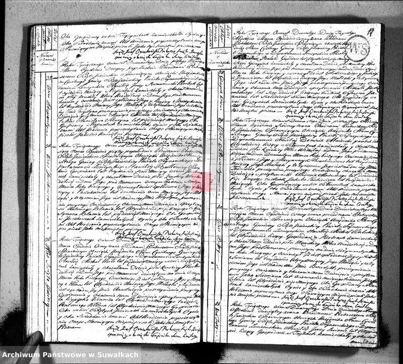 image.from.unit.number "Akta urodzonych gminy święto-jeziorskiey od 1-go stycznia 1812"