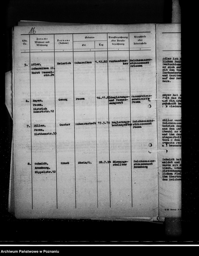 Obraz 20 z jednostki "Kriegsverdienstkreuze und Kriegsverdienstmedaillen- Vorschläge der Wasserstrassenverwaltung"