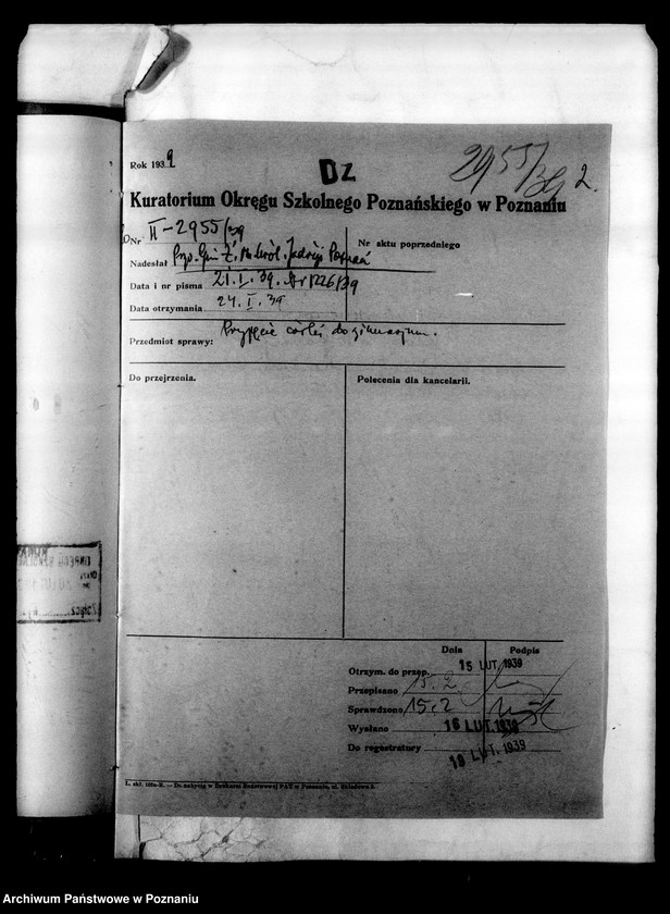 Obraz 6 z jednostki "Prywatne Liceum i Gimnazjum Żeńskie imienia Królowej Jadwigi w Poznaniu"