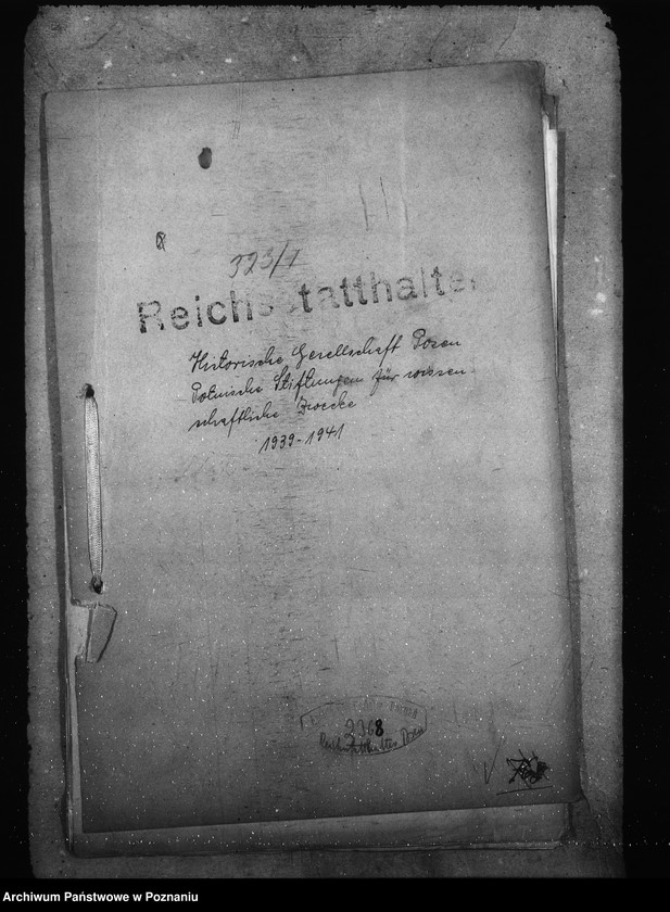 Obraz 4 z jednostki "Historische Gesellschaft Posen. Polnische Stiftungen für wissenschaftliche Zwecke"