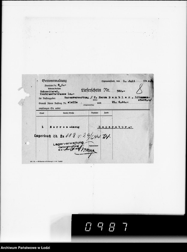 Obraz 12 z jednostki "Unbezahlte Zahlungs-Anweisungen"