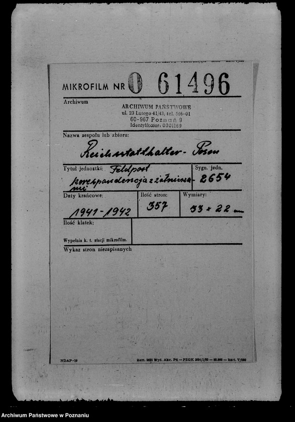 Obraz 2 z jednostki "Feldpost (korespondencja z żołnierzami)"