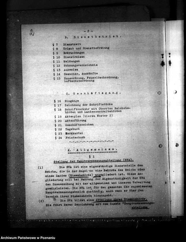 Obraz 6 z jednostki "Haushalt- Hauptvermessengsabteilung"