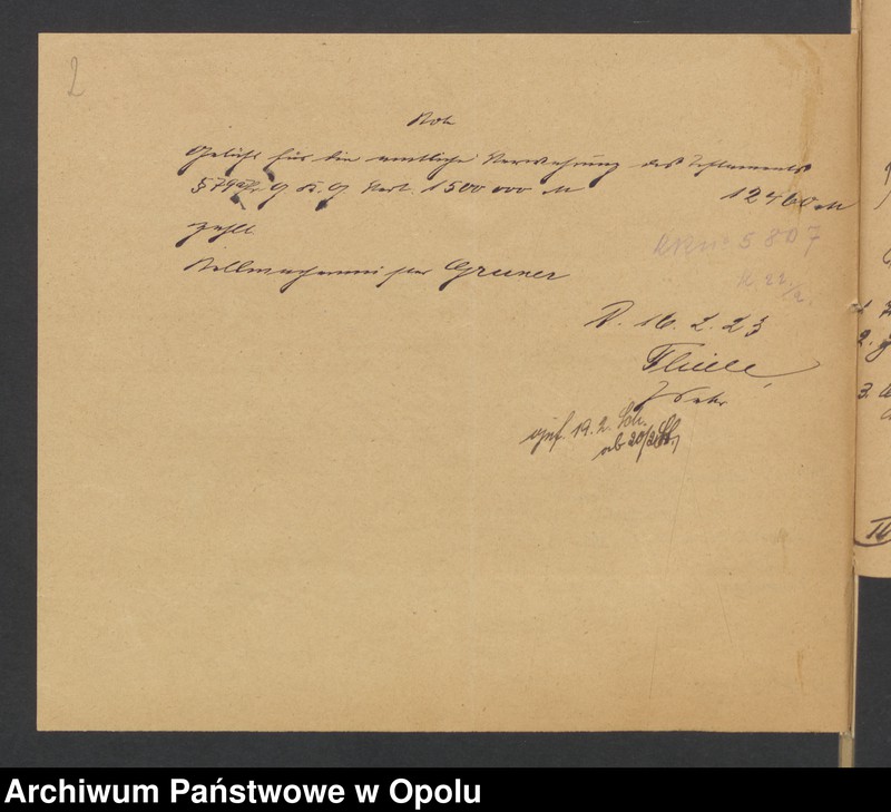 Obraz 5 z jednostki "Verfügung von Todes wegen des Stellmachermeisters Paul Gruner in Neustadt"
