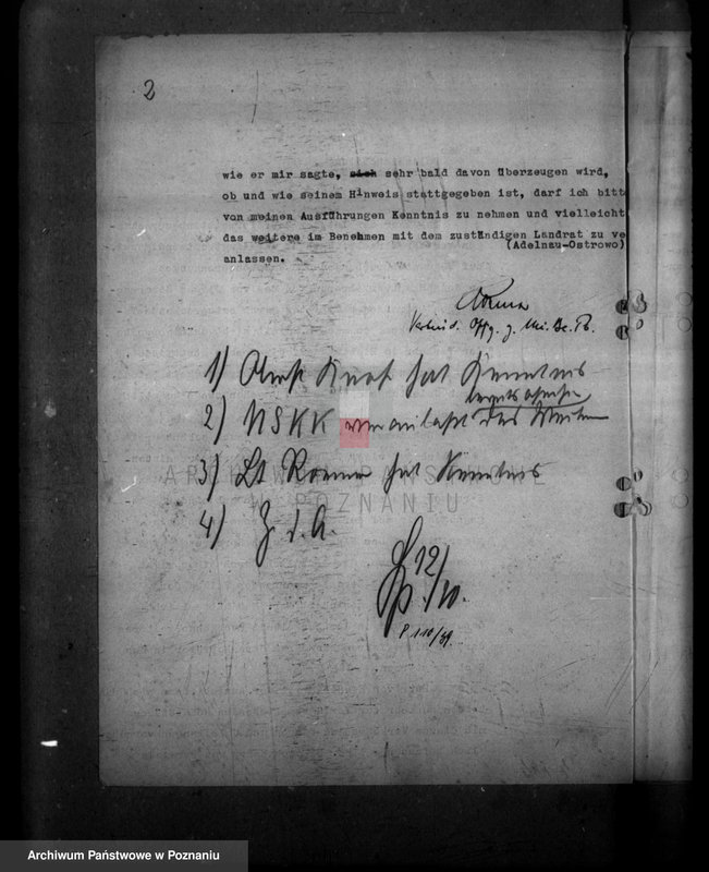 Obraz 7 z jednostki "Zarządzenia i korespondencja policji i władz w sprawach komunikacji drogowej"