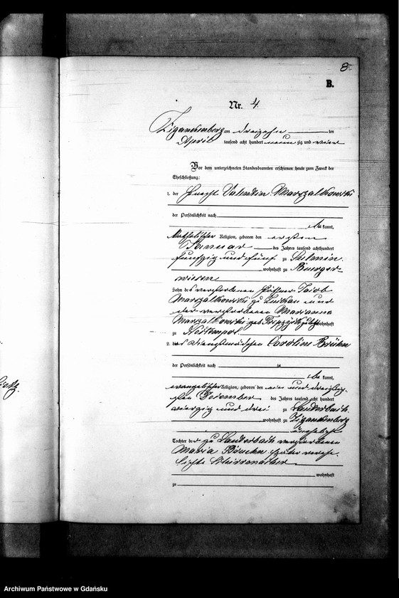 image.from.unit.number "Księga małżeństw"