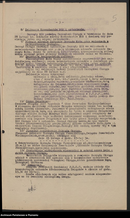 image.from.unit.number "Okólniki Okręgu Poznańskiego Związku Powstańców Wielkopolskich."