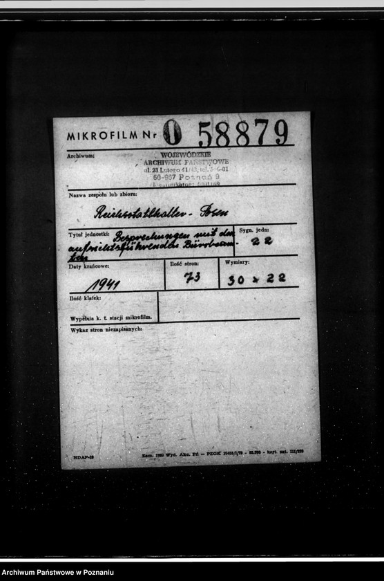 Obraz 2 z jednostki "Besprechungen mit den aufsichtsführenden Bürobeamten"